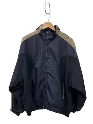 商品画像：25AW/CUT UP TRACKJACKET/ジャケット/2/ナイロン/GRY/無地 1