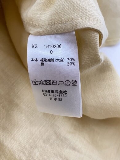 商品画像：長袖ブラウス/0/--/YLW/無地/1H10206 4
