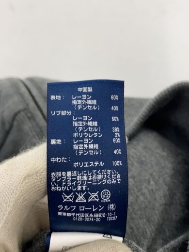 商品画像：ダウンベスト/FREE/レーヨン/GRY/無地 6