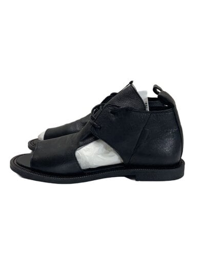 商品画像：サンダル/3/BLK/レザー/YP-E05-713-2-02// 1