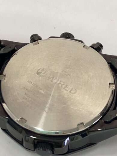 商品画像：クォーツ腕時計/アナログ/ステンレス/BLU/BLK 3