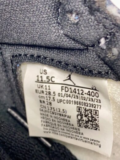 商品画像：キッズ靴/17.5cm/スニーカー/BLU/FD1412－400// 5