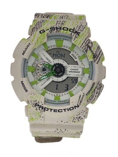 商品画像：クォーツ腕時計・G-SHOCK/デジアナ/ラバー/GRN/WHT 1