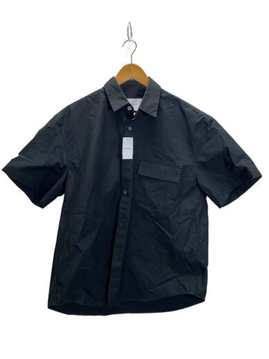 商品画像：半袖シャツ/S/コットン/BLK/st.145-1// 1