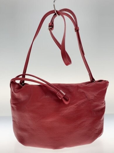 商品画像：ショルダーバッグ/レザー/RED 3