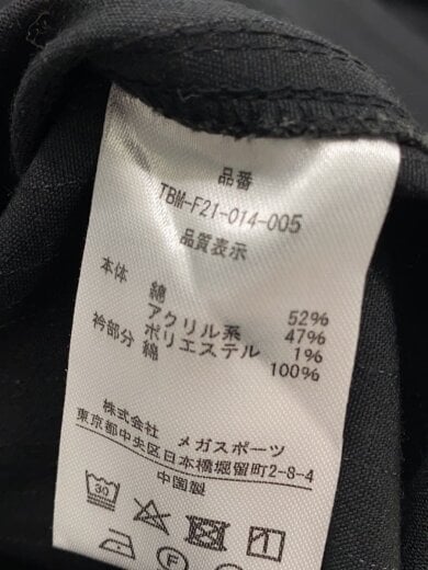 商品画像：コート/M/コットン/BLK/無地/TBM-F21-014-005// 4
