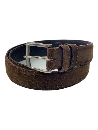 商品画像：ベルト/レザー/BRW/無地/メンズ// 1