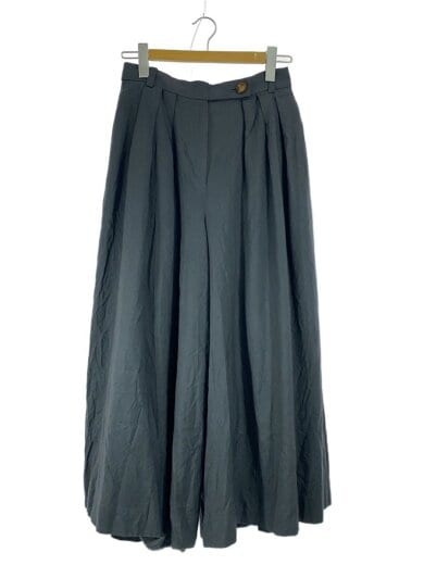 商品画像：オーブボタン/3タックワイドスラックスパンツ/3/ウール/GRY/無地/16-01-772009 1