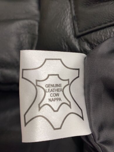 商品画像：Curphey/レザー中綿パフジャケット/38/牛革/BLK 4