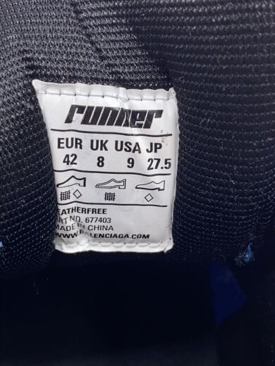 商品画像：RUNNER/ランナー/ローカットスニーカー/27.5cm/BLU/677403 5