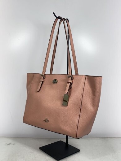 商品画像：クロスグレイン/ターンロック/トートバッグ/レザー/PNK/36455 2