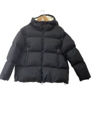 ASARET/2WAY/袖脱着/ダウンジャケット/3/ナイロン/BLK/無地/G20931A00008