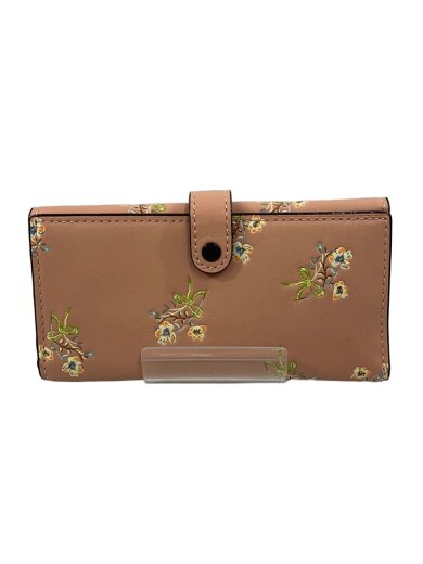 商品画像：長財布/レザー/PNK/花柄/レディース/21770 1