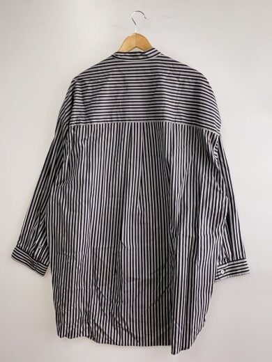 商品画像：ストライププライムオーバーバンドカラーシャツ/1/コットン/BLK/ストライプ/11212311308 2