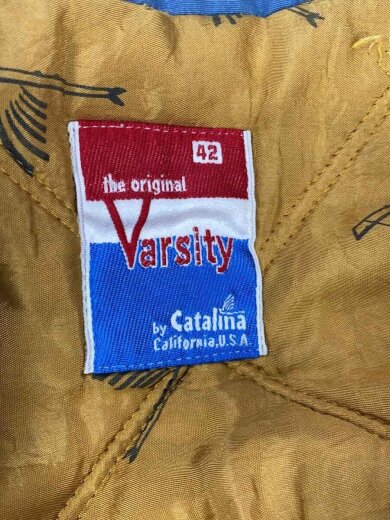 商品画像：70S/Catalina Varsity/USA製/ダービージャケット/42/コットン/BLU/無地// 3
