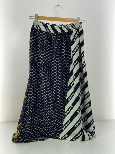 商品画像：クレイジーパターン切替フリルロゴグラムスカート/M/ポリエステル/ドット/GO-S58-644 2