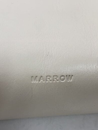 商品画像：BENT POUCH/ベントポーチ/キャップポーチ/ショルダーバッグ/レザー/WHT/無地 5