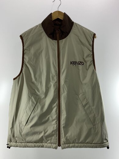 商品画像：シミ有/ロゴワッペン/リバーシブル中綿ベスト/4/ポリエステル/BRW/535-C-8351 3