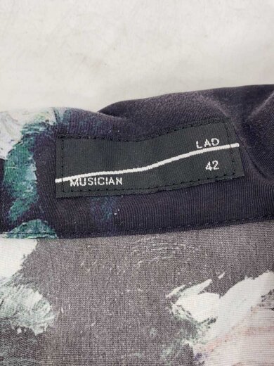 商品画像：DECHINE INKJET FLOWER SHIRT/42/ポリエステル/BLK/花柄/2117-114 3