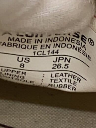 商品画像：変色ヨゴレ/CHUCK TAYLOR LEATHER OX/26.5cm/WHT/レザー/1CL144// 5