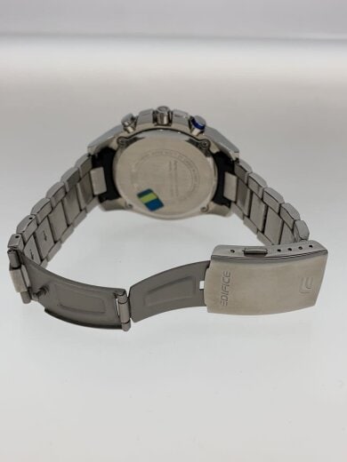 商品画像：クォーツ腕時計・EDIFICE/アナログ/ステンレス/BLK/SLV 4