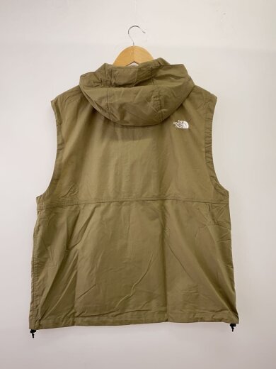 商品画像：COMPACT HOODED VEST_コンパクトフーデッドベスト/L/ナイロン/BEG// 2