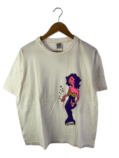 画像：VISION STREET WEAR80S/MARK GONZ MERMAID/Tシャツ/L/コットン/ホワイト1