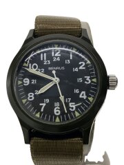 クォーツ腕時計/アナログ/--/ブラック/カーキ