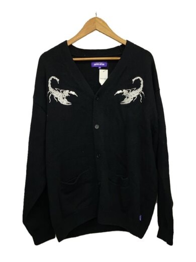 商品画像：SCORPION CARDIGAN/カーディガン(薄手)/XL/コットン/BLK 1