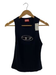 M-ONERVA-TOP/ノースリーブカットソー/L/レーヨン/BLK