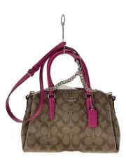 ミニ・セージ・キャリーオール_シグネチャー_ブラウン/PVC/BRW