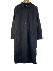 Elsa Long Coat/コート/S/ナイロン/BLK/21508