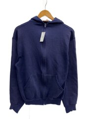 80s-90s/ジップパーカー/M/コットン/NVY