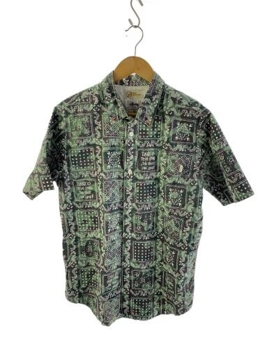 商品画像：DELUXE/xREVN SPOONER/アロハシャツ/M/コットン/GRN 1