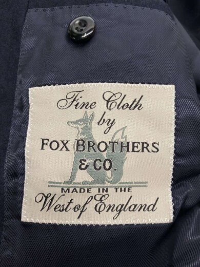 商品画像：3ピース/FOX BROTHERS/MADISON/セットアップ段返/総裏/NVY/スーツ/仕立て前 3