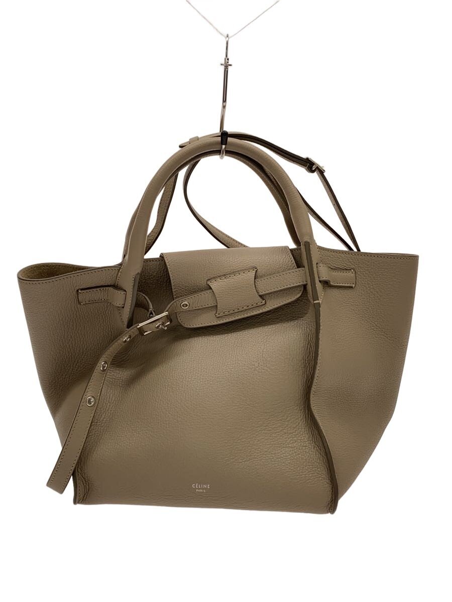 CELINE / ビッグバッグスモール/バッグ/レザー/BEG