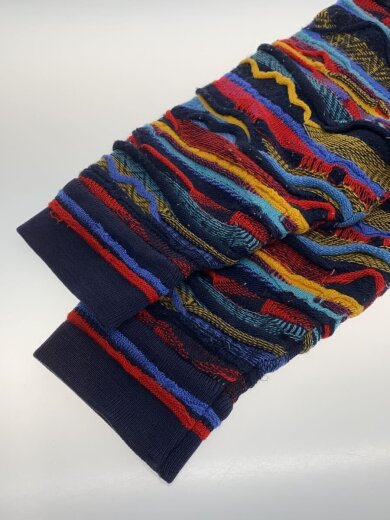 商品画像：3Dニット/オーストラリア製/カーディガン(厚手)/XL/ウール/マルチカラー 6