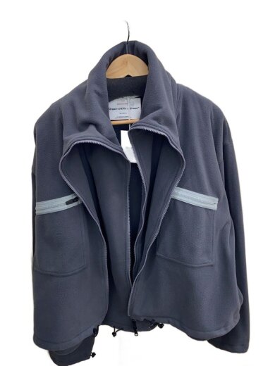 商品画像：25AW/ドッキングフリースジャケット/フリースジャケット/L/ポリエステル/GRY 3