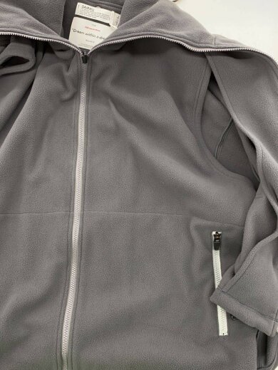 商品画像：25AW/ドッキングフリースジャケット/フリースジャケット/L/ポリエステル/GRY 8
