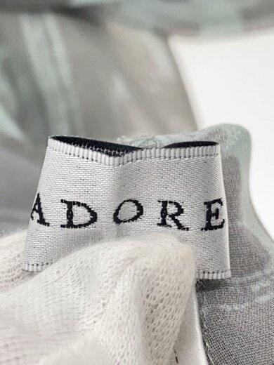 商品画像：長袖ブラウス/38/ポリエステル/GRN/総柄/531-1210705 3