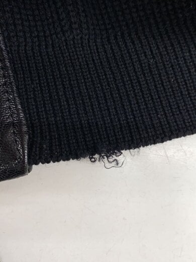 画像：GANGSTERVILLEG-1/ジャケット/XL/山羊革/BLK/無地/GSV-13-AW-039