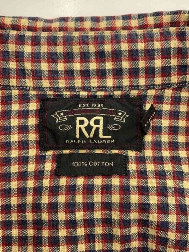 商品画像：長袖シャツ/XS/コットン/ベージュ/チェック 3