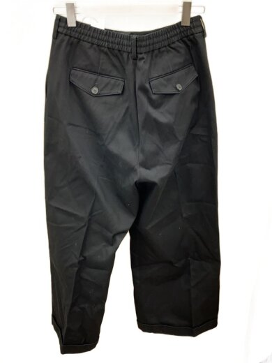 商品画像：×MAISON SPECIAL/WIDE LEG PANTS/M/コットン/BLK/無地/9621/621/800 2