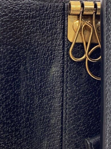 商品画像：キーケース/レザー/ブラック/無地/メンズ/435297/汚れ有 5