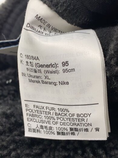 商品画像：フリース/ボトム/XL/ポリエステル/BLK/fv8828-010 5