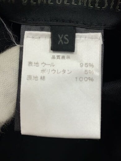 商品画像：ボトム/XS/ウール/BLK 6