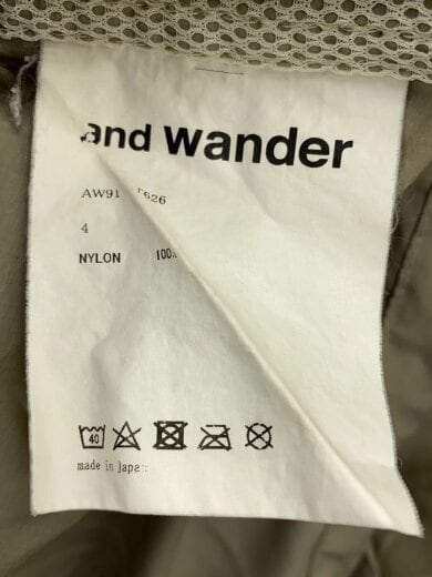 商品画像：PERTEX windT/カットソー/4/ナイロン/BEG/AW91-FT626 4