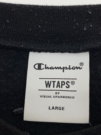 商品画像：WTAPS x Champion Academy/Crew Neck/スウェット/L/コットン/BLK/C8-B024 3