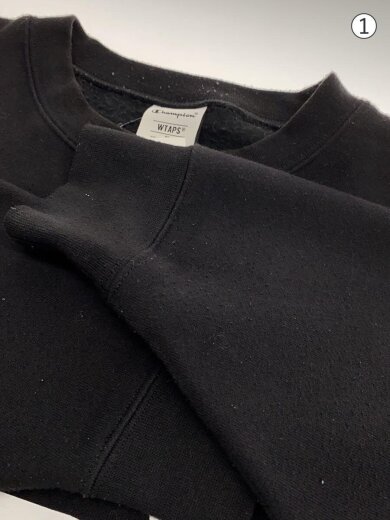 商品画像：WTAPS x Champion Academy/Crew Neck/スウェット/L/コットン/BLK/C8-B024 6