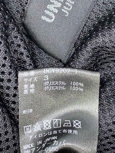 商品画像：ジャケット/3/ポリエステル/BLK/総柄/UCY9202-1/20SS// 4